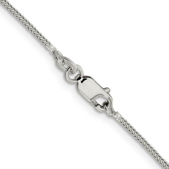 1.25mm Sterling Silver D/C Solid Round Franco Chain Necklace, 26 Inch - Picture 2 of 7